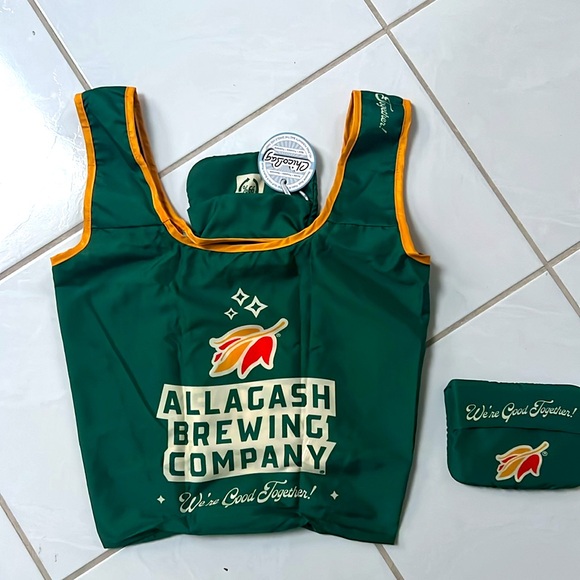 Allagash Brewing Company “We’re Good Together” ChicoBag Compact Reusable Bags - Picture 5 of 6